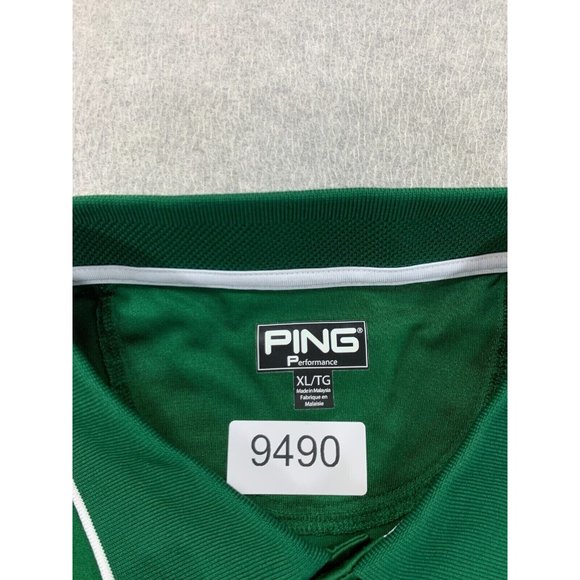 Baylor Bears Ping Collection Short Sleeve Golf Polo Shirt (Men's XL) Green - Picture 5 of 11